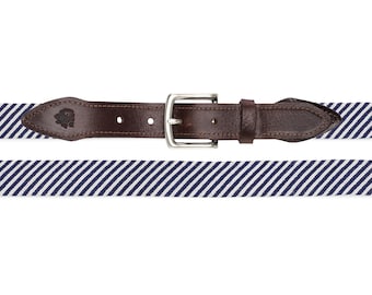 Seer Sucker Needlepoint Belt
