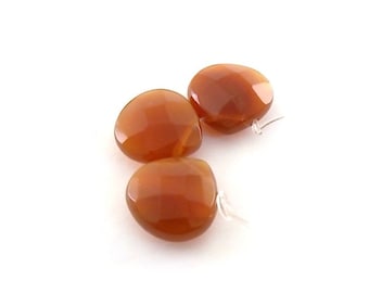 Beads Faceted Carnelian Teardrops 16mm