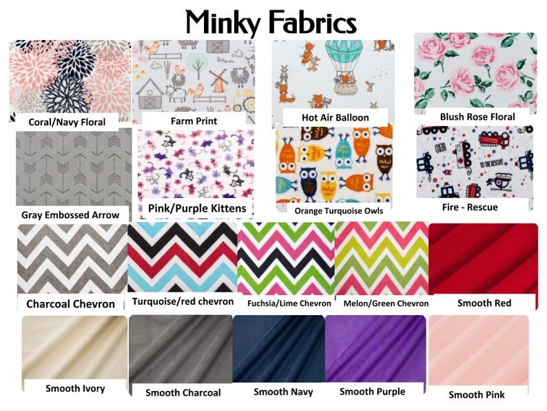 Minky Personalized Pillowcase Standard Toddler. Queen or Etsy