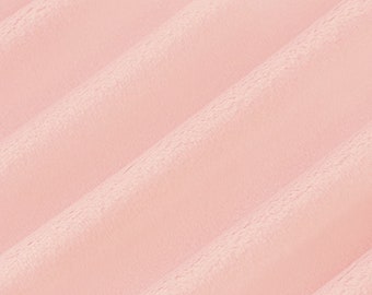 Minky Fabric by the Yard, Baby Pink Smooth Minky, Cuddle 3 Minky, Shannon Fabrics, Plush Premium Minky Fabric