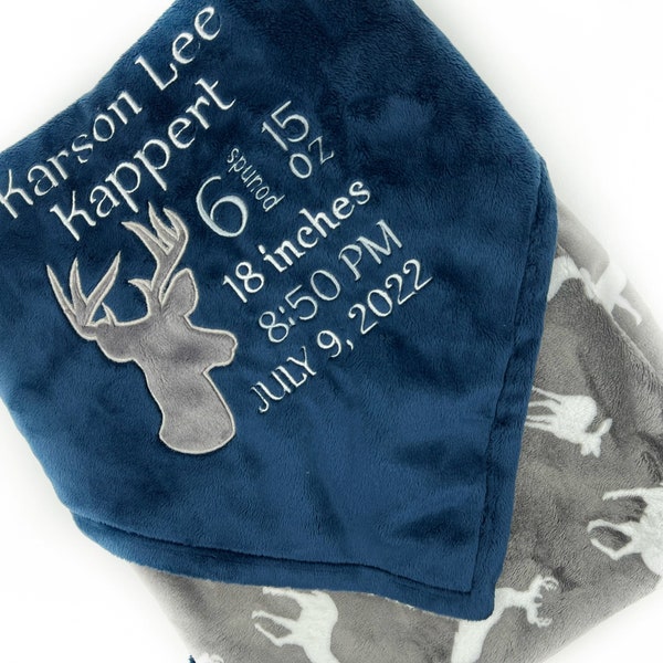 Deer Blanket Etsy