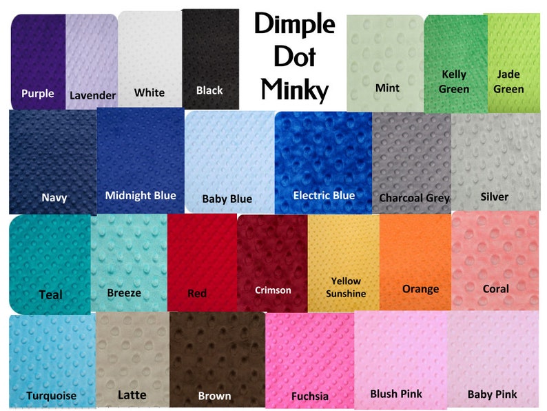 Minky Personalized Pillowcase Standard Toddler. Queen or Etsy