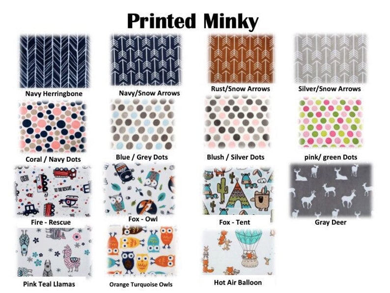 Grey and White Arrows and Baby Blue Minky Arrow Blanket Personalized Minky Blanket
