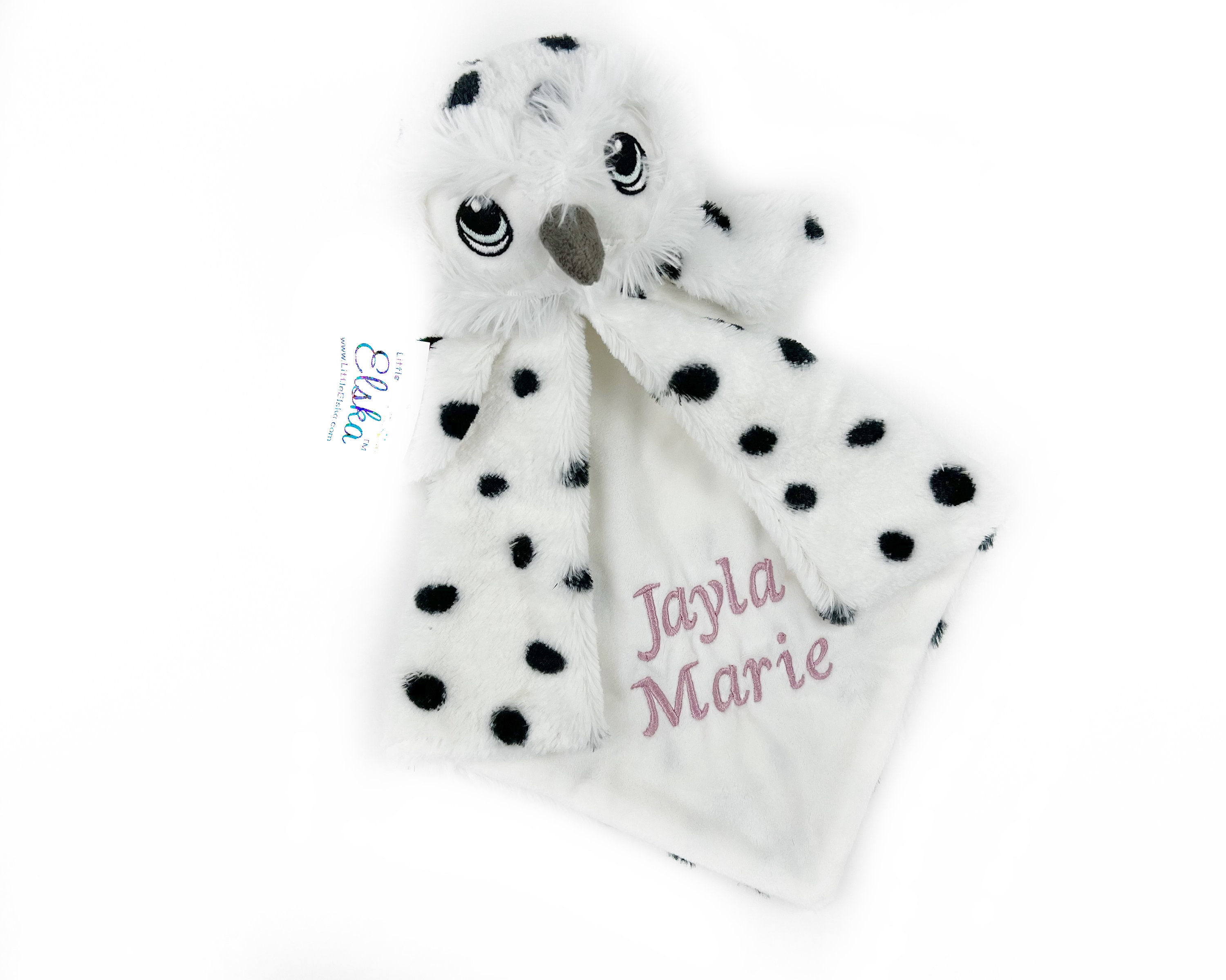 Personalized Owl Lovey, Animal Lovey Blanket, Newborn Baby Gift, Personalized Christmas Gift, Baby G