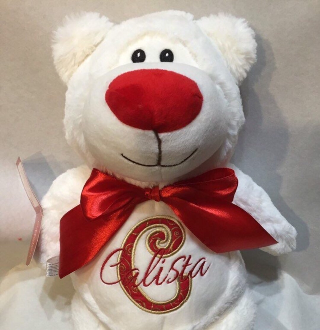 Personalized Teddy Bear - Custom Text On T-Shirt, 10 Inch White, Perfect Gift For Any Occasion - View #5
