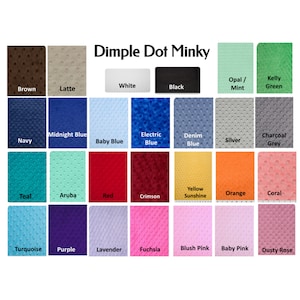 Minky Baby Blanket, Personalized Corporate Gift BHG Logo, Personalizable Minky Baby Blanket image 2