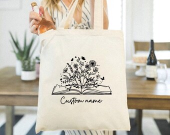 Book Bag Tote - Etsy