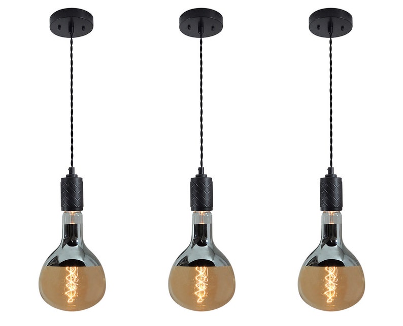 Oversized Edison Pendant Light Kitchen Island Pendants Etsy