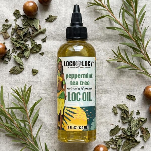 Lockology Peppermint Tea Tree Loc Oil – Moisturize & Protect Dreads