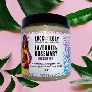 Loc Retwist Butter & Dreadlocks Wax | Lavender Rosemary Best Natural Products for Retwisting Locs by Lockology