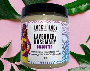 Loc Retwist Butter & Dreadlocks Wax | Lavender Rosemary Best Natural Products for Retwisting Locs by Lockology