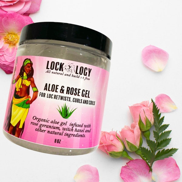 Loc Gel - Organic Aloe and Rosewater Locking Gel For Dreadlocks by Lockology