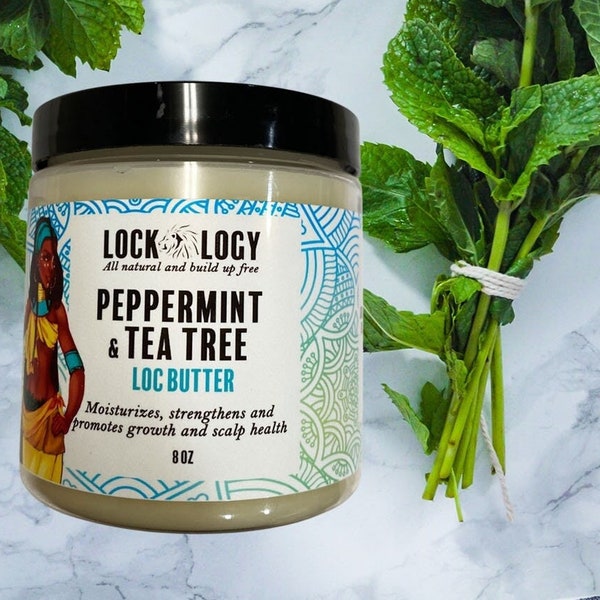 Loc Retwist Butter - Peppermint Tea Tree Locking Butter For Dreads