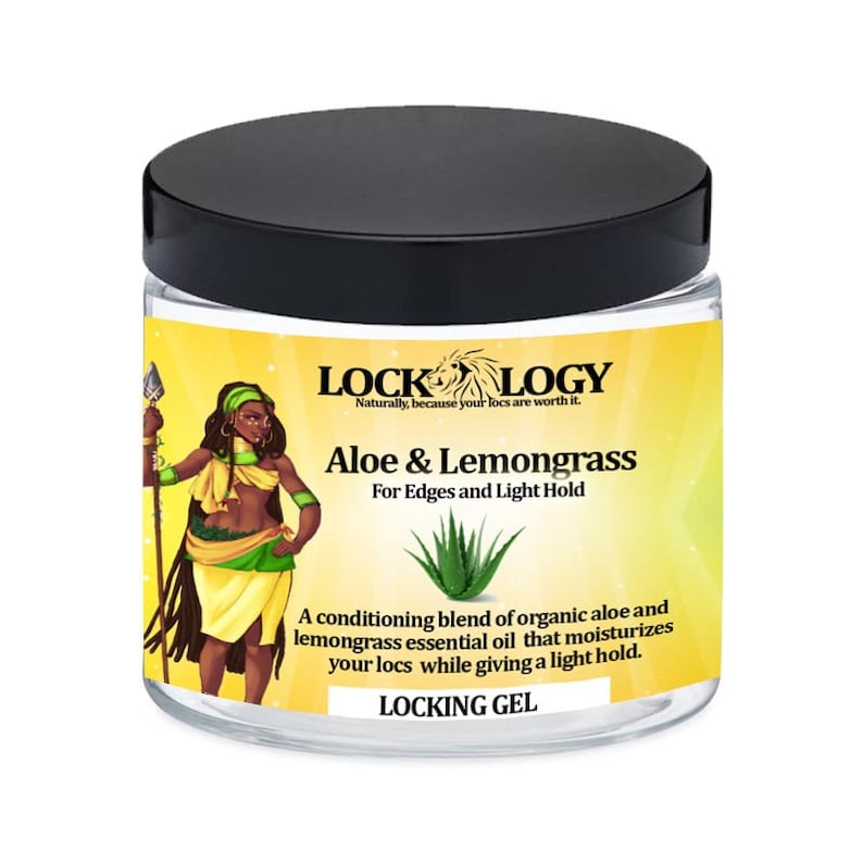 Dreadlocks Loc Gel Aloe and Lemongrass Locking Gel Etsy