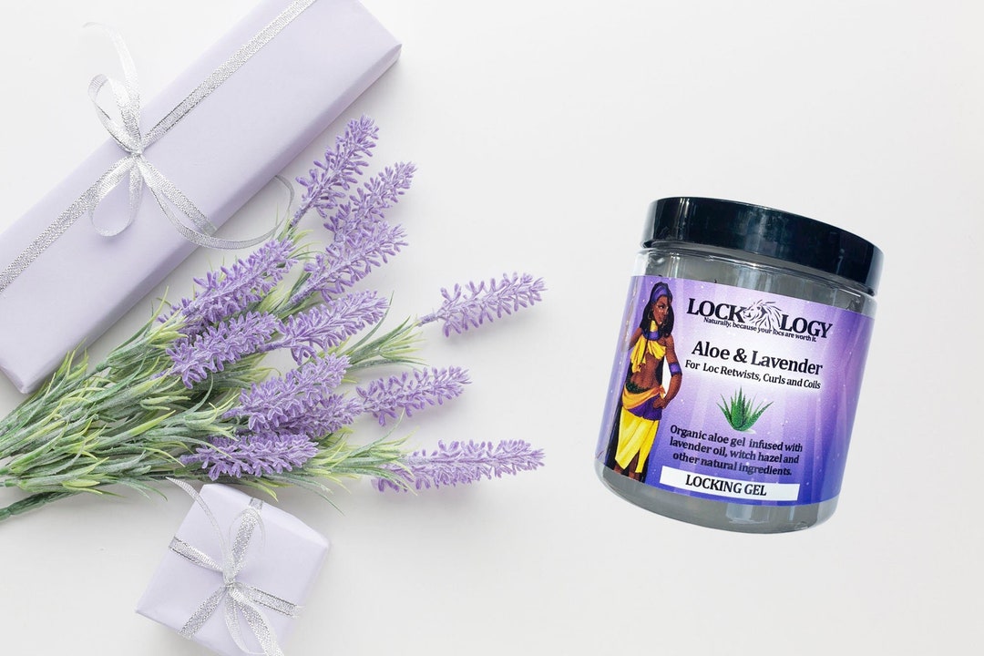 Loc Gel, Gel Bloqueador Orgánico de Aloe y Lavanda para Rastas by