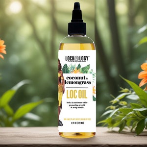 Lok Öl, Lok Feuchtigkeitscreme, Lemongrass Dreadlocköl für Dreads, Natürliche Lok Produkte