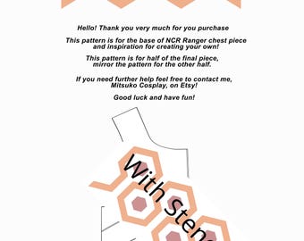 Plantilla de armadura de pecho de Ranger de la RNC - Descargar