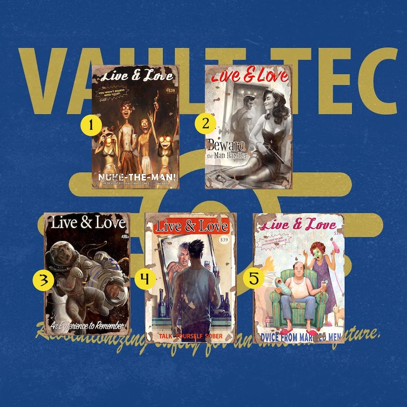 Cuaderno de la revista Perk de Fallout 4 Live & Love