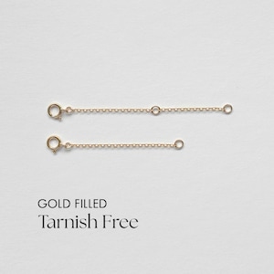 Gold Filled Necklace Chain Extender, Tarnish Free Chain Extender, Chain Extender for Jewellery