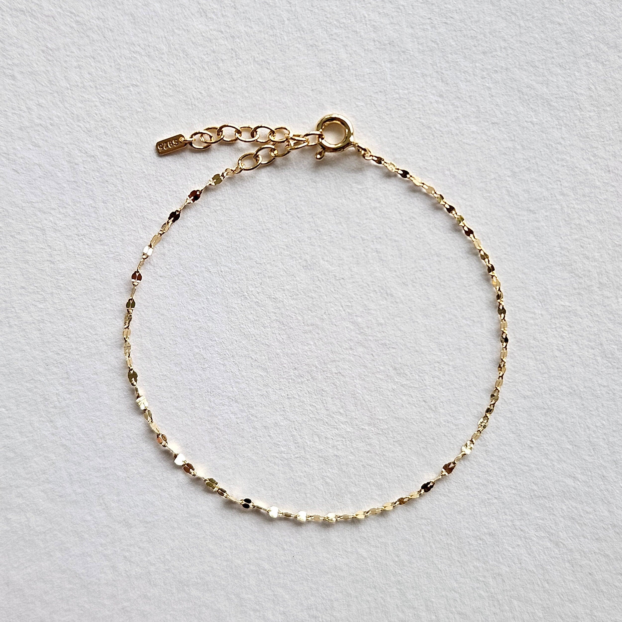 Gio Simple Chain Bracelet, Dainty Bracelet, Simple Chain Bracelet, Daily Bracelet, Simple Bracelet, Gold Bracelet, Silver Bracelet