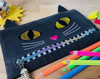 Hungry Cat Pouch - Sewing Pattern