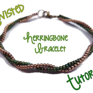 Twisted Herringbone Bracelet Tutorial