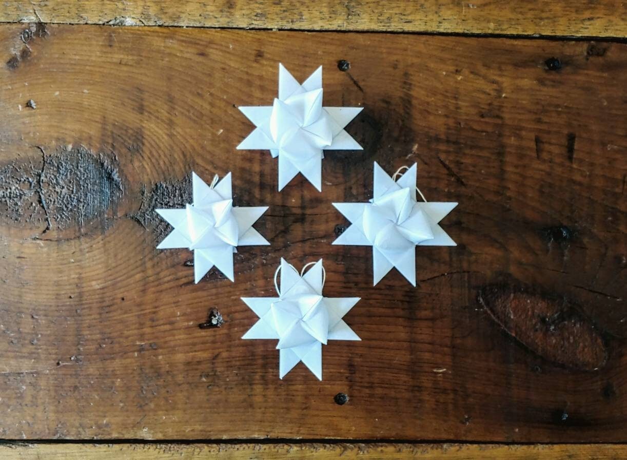 Paper Strips for Moravian, Froebel, Christmas, Advent, Danish, Pennsylvania  Stars. Gold Star Pattern. 50 Strips per Pack