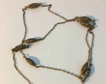 Victorian Filigree Chain Necklace