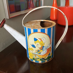 Vintage Ohio Arts Lithographed Children&#39;s Bears Watering Can
