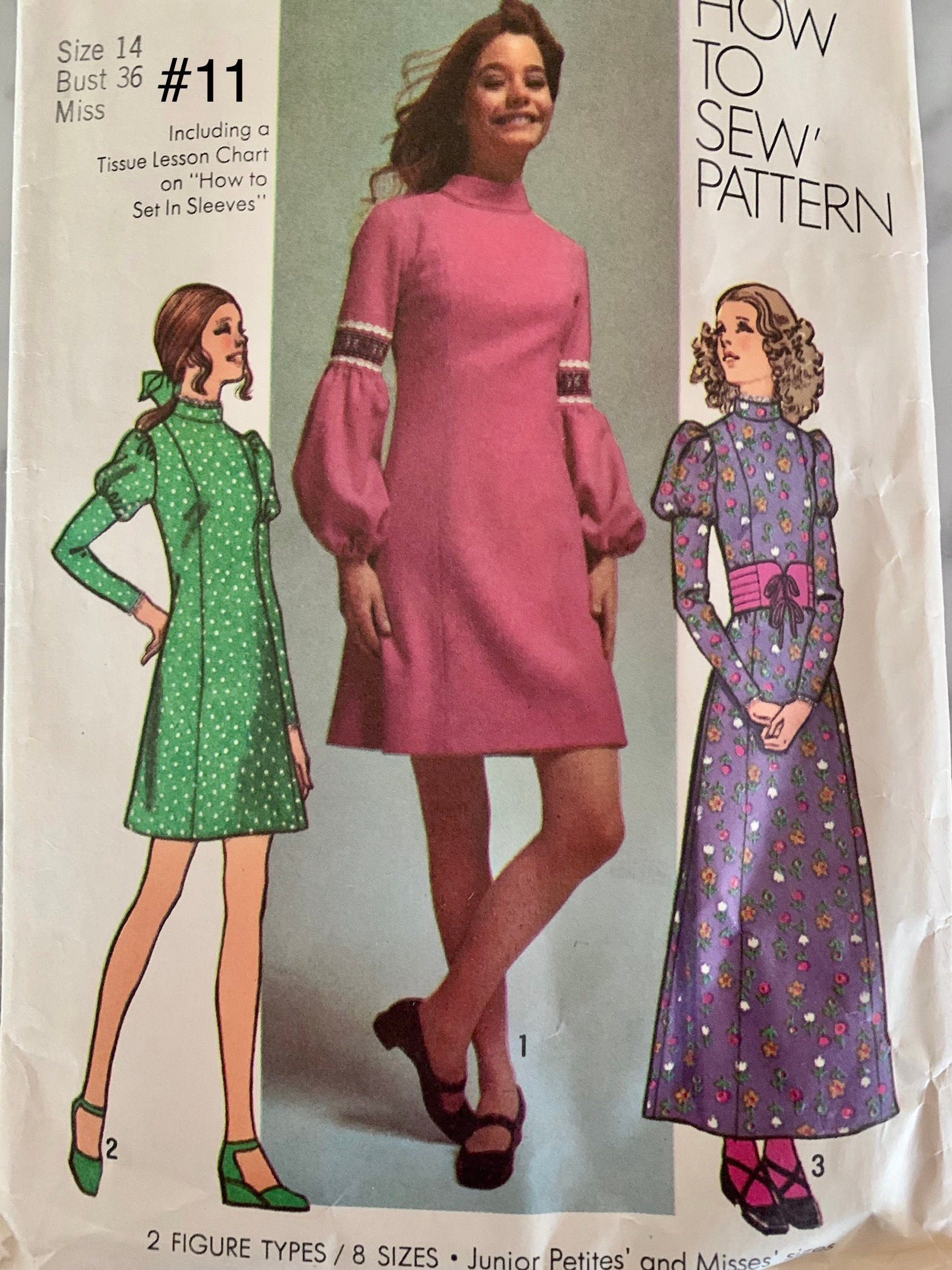 Vintage Clothing Patterns Etsy