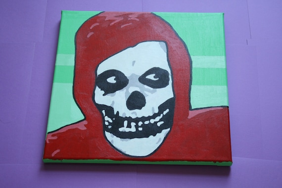 Hand Painted Original Misfits Crimson Ghost Etsy
