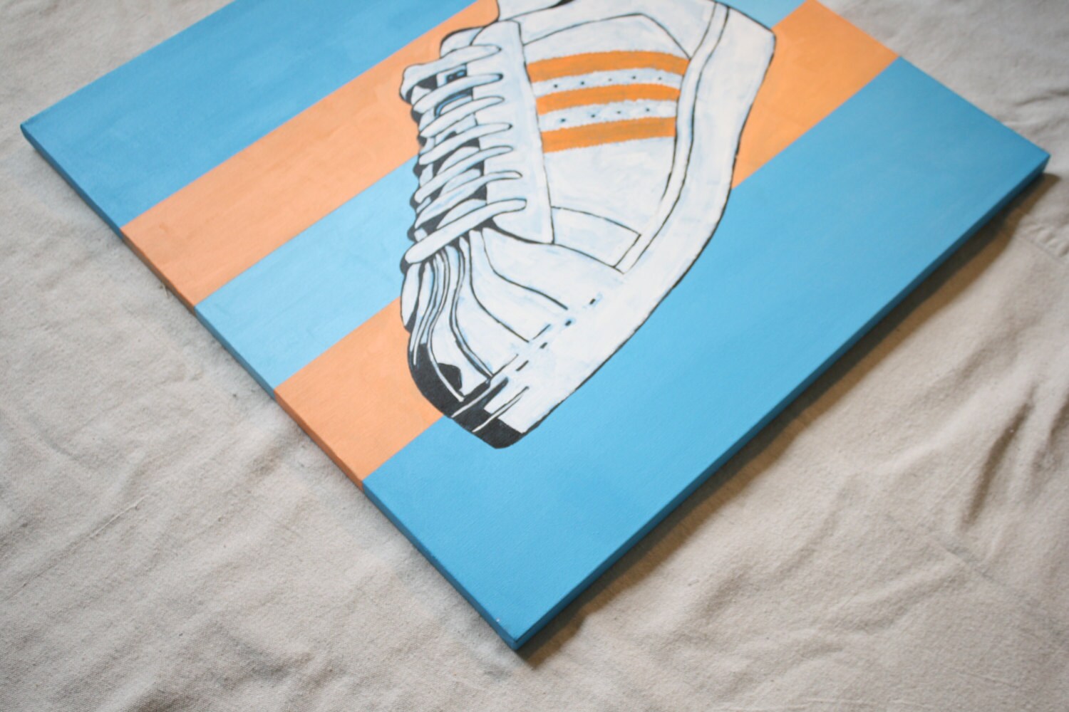 Bboy Adidas Shelltoe Custom - The Art Exhibit - Crafts & Other Art,  Leathercraft - ArtPal