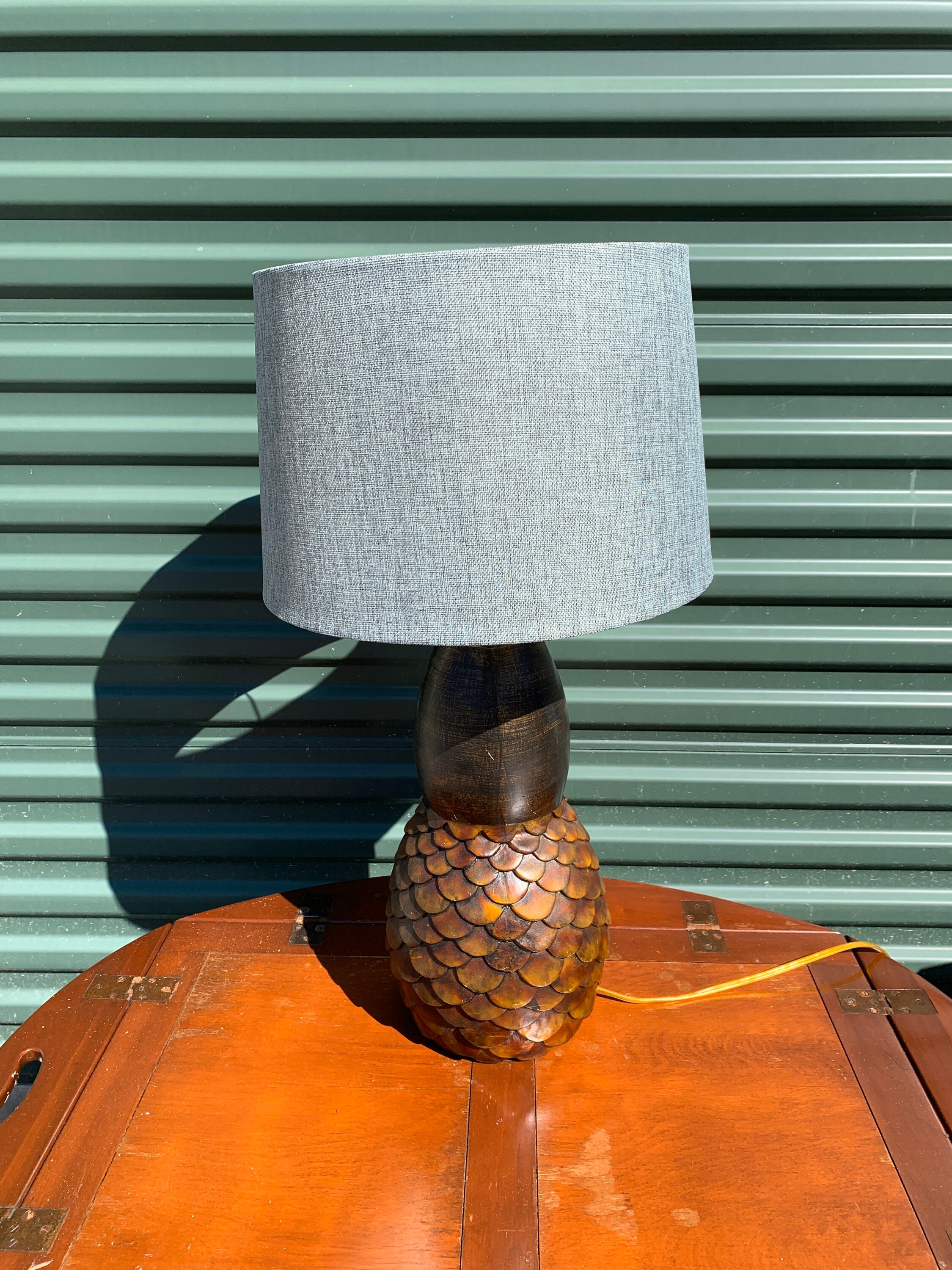 Midcentury Modern Pinecone Table Lamp. With or Without Shade Etsy UK