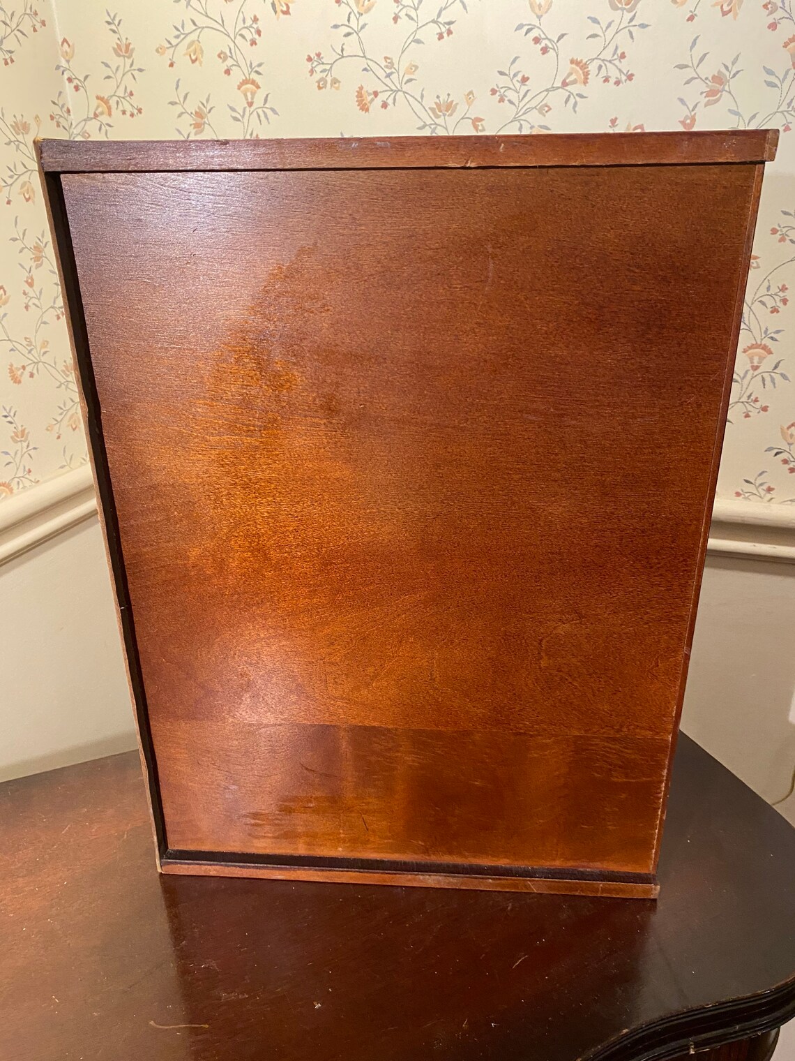 Wood Desktop Ledger Book With Card File Drawer. Etsy