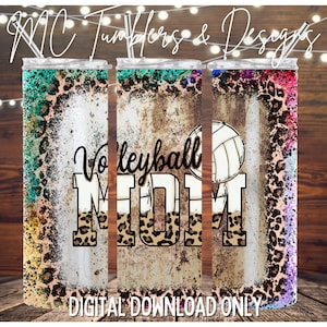 Volleyball Mom Tumbler Wrap