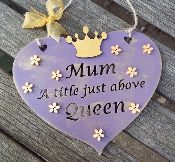 mum wooden plaques