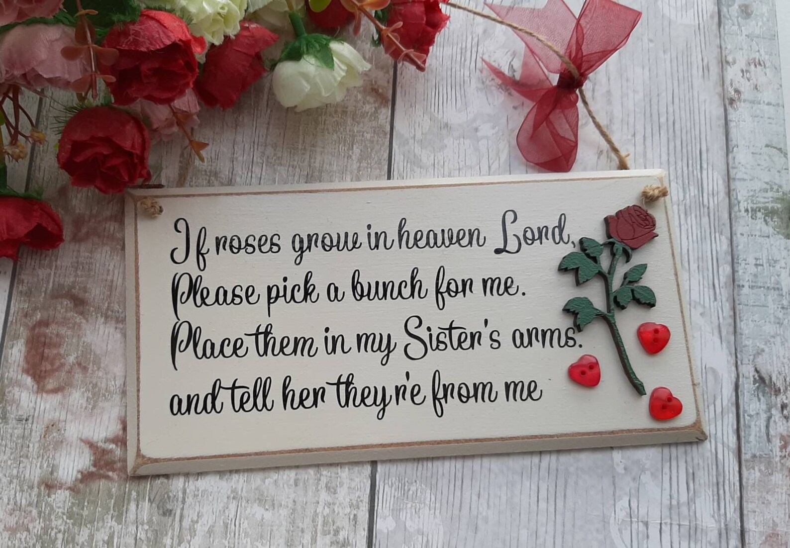 IF ROSES GROW in Heaven Lord please pick a bunch for me. Etsy