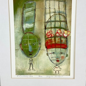 Jacqueline Hurlbert Limited Edition ~Extraordinary Hats~ Lithograph Art Print Signed