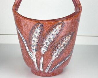 現代陶芸家 人見啓一造 大型造形彩泥深鉢『海底探険』彩
