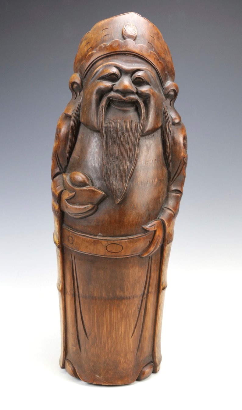 chinese wooden carved figures
