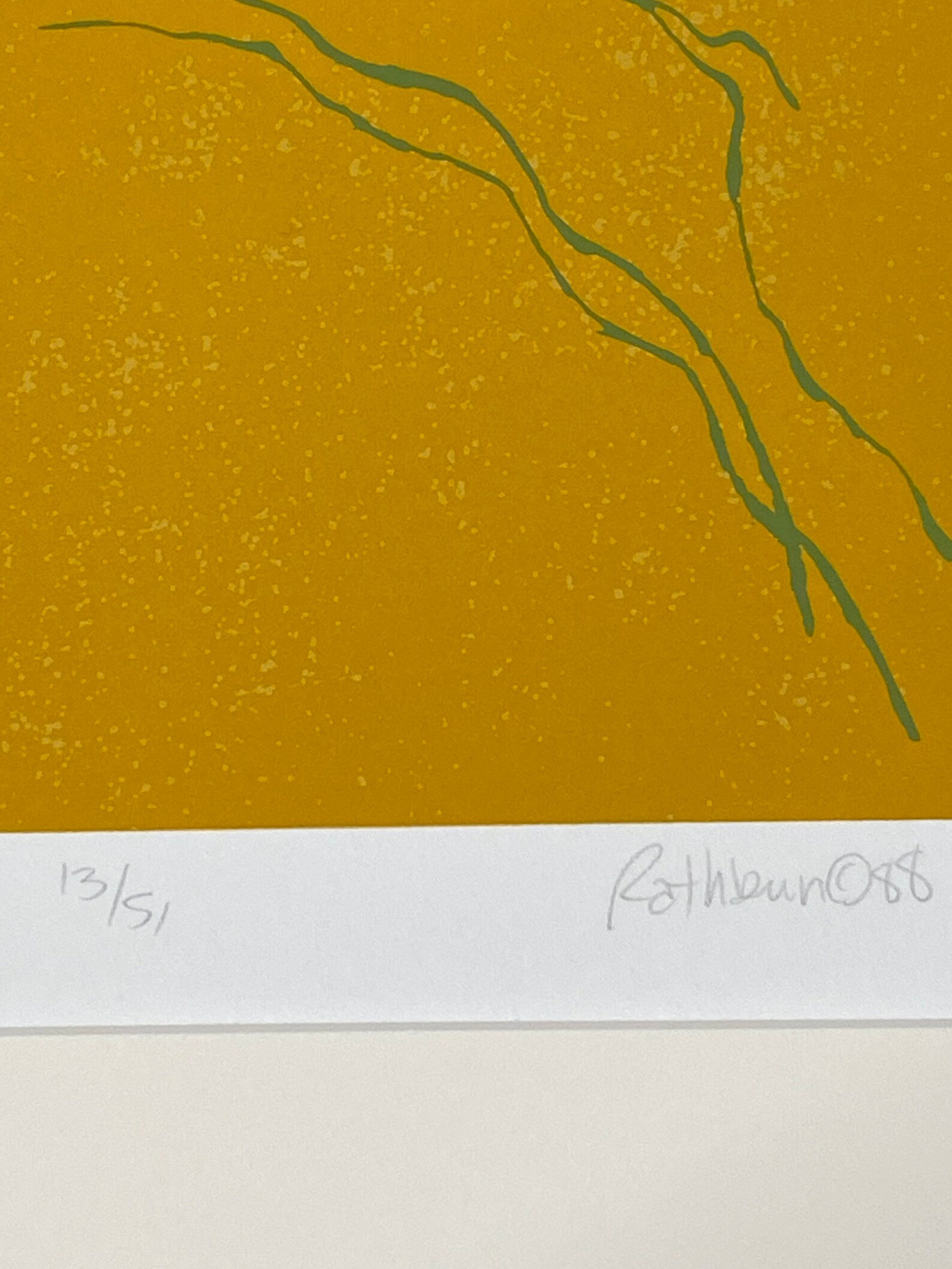 R. Keaney Rathbun watermark Silkscreen Art Print LE 13/51 - Etsy