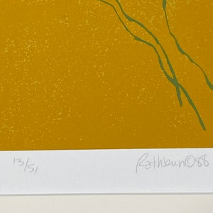 R. Keaney Rathbun watermark Silkscreen Art Print LE 13/51 1988 Signed ...