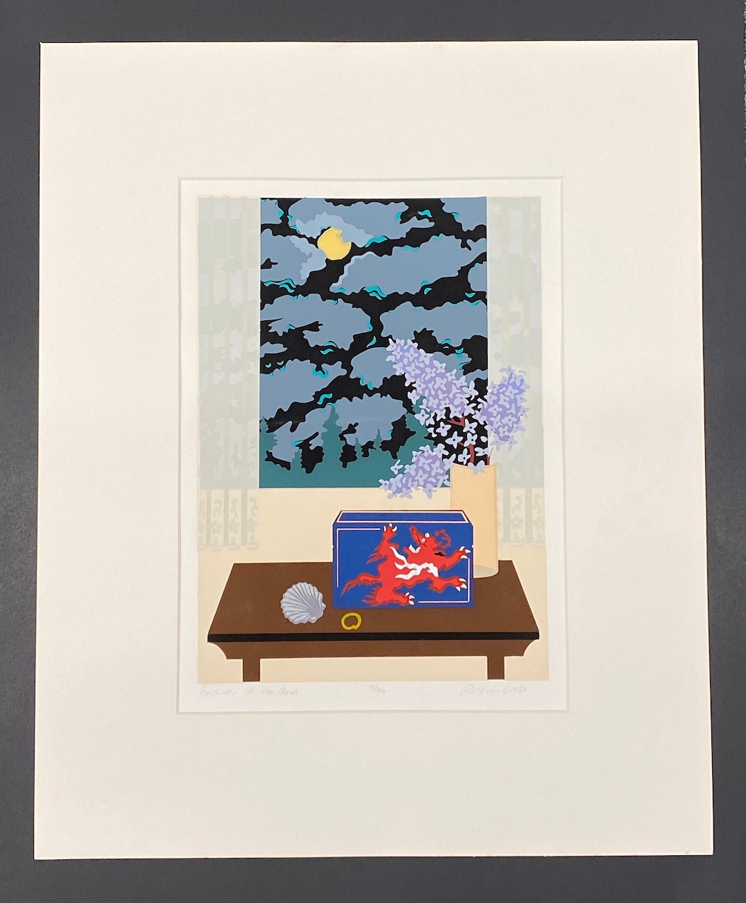 R. Keaney Rathbun ~passions of the Moon~ Silkscreen Art Print 15/30 ...