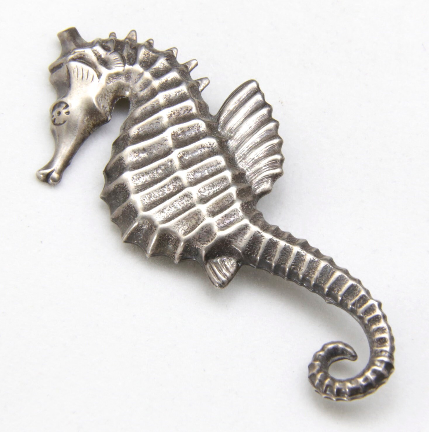 Vintage Lang Sterling Silver Seahorse 