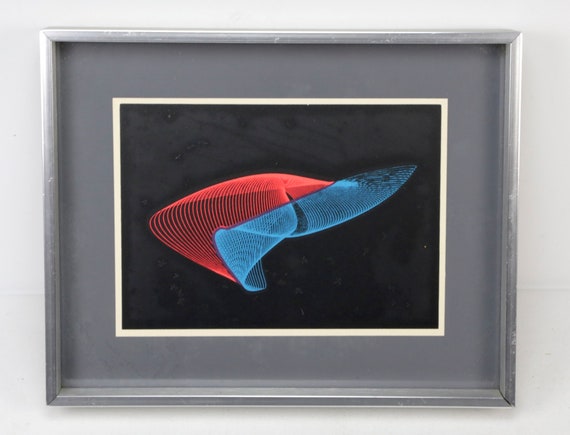 MODERN額装済!!1970年代USAシルクスクリーンVINTAGEモノトーンART 70年代 シルクスクリーン アート 作品 額縁