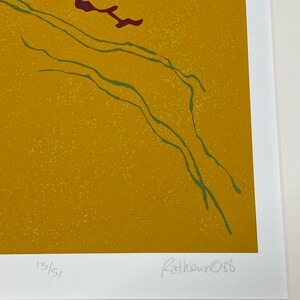 R. Keaney Rathbun ~watermark~ Silkscreen Art Print LE 13/51 1988 Signed ...