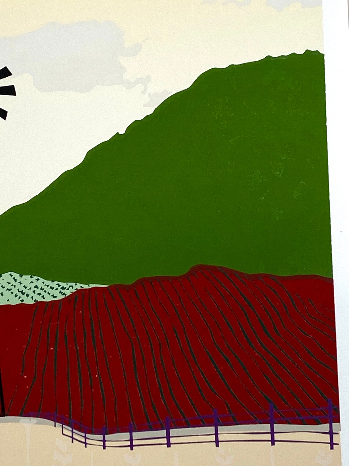 R. Keaney Rathbun windmill in the Foothills Silkscreen Print - Etsy