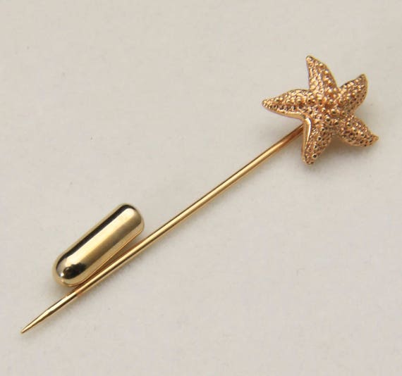 Vintage Sarah Coventry Gold Tone Sea Star Starfis… - image 1