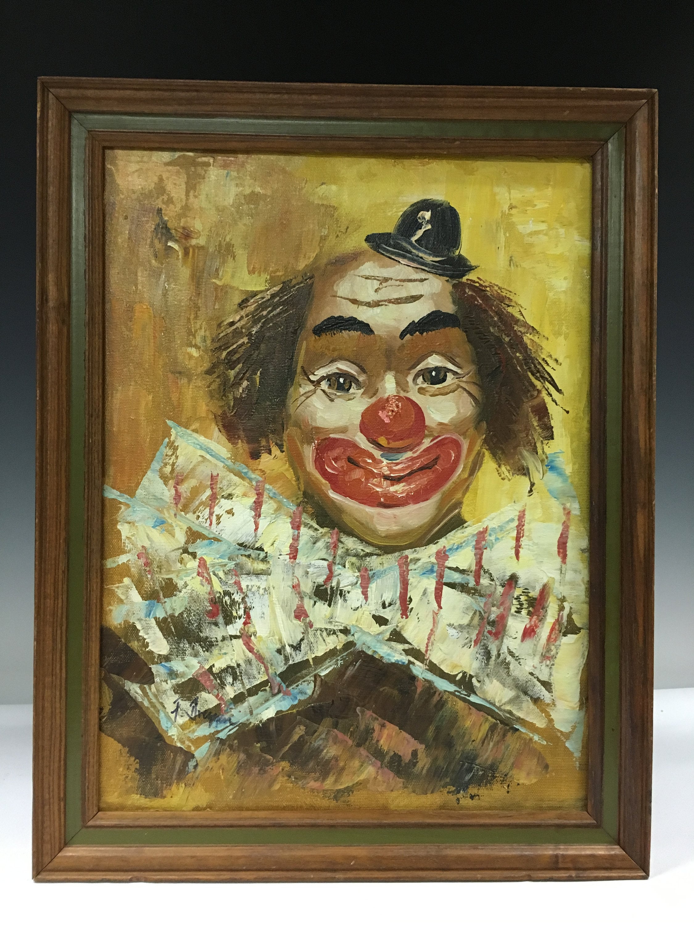フランク F ドレッセン 1950 年代 オリジナルアート 油絵 抽象画