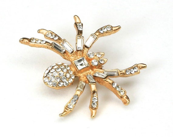 Lot - Vintage Spider Brooch Pin